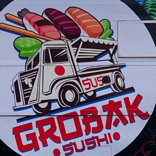 Grobak Sushi truck logo